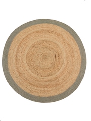 Origin Rug Collection. Green Jute Border Rug - Image 2 of 4