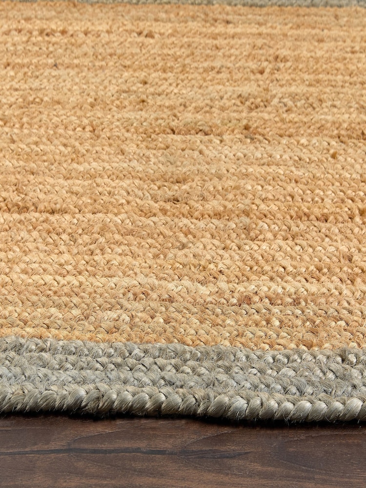 Origin Rug Collection. Green Jute Border Rug - Image 4 of 4