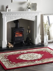 Origin Rug Collection. Red Shensi Wool Rug - Image 1 of 6