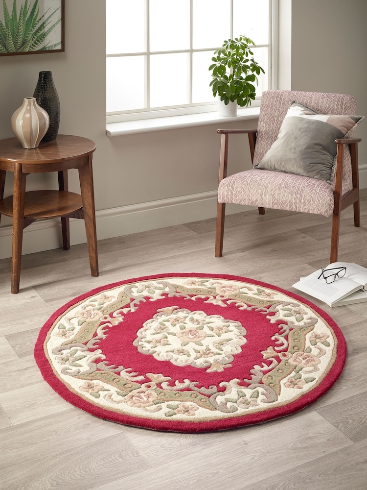 Origin Rug Collection. Red Shensi Wool Rug - Image 2 of 6 Origin Rug Collection. Red Shensi Wool Rug - Image 2 of 6