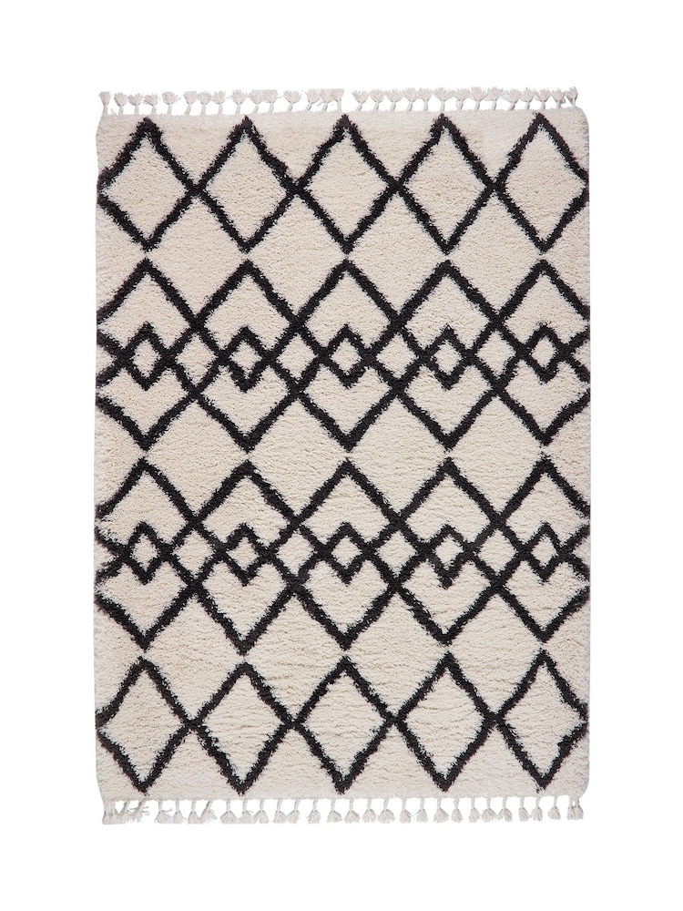 Origins Black Morocco Shaggy Rug - Image 2 of 5