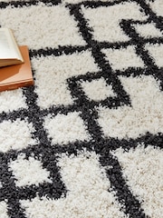Origins Black Morocco Shaggy Rug - Image 3 of 5