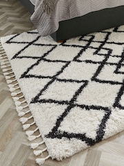 Origins Black Morocco Shaggy Rug - Image 5 of 5