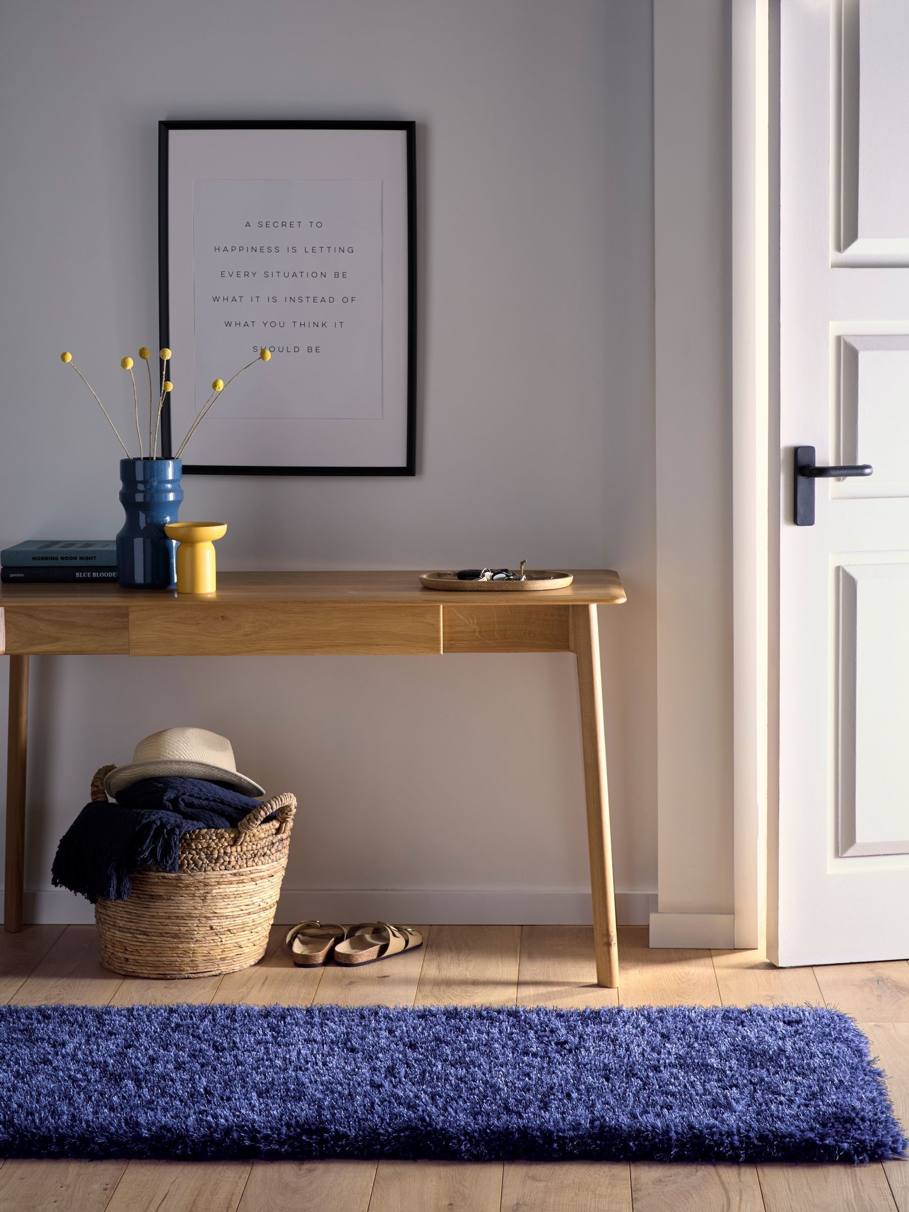 Buy Origin Rugs Blue Chicago Soft Shaggy Runner from the Next UK online ...