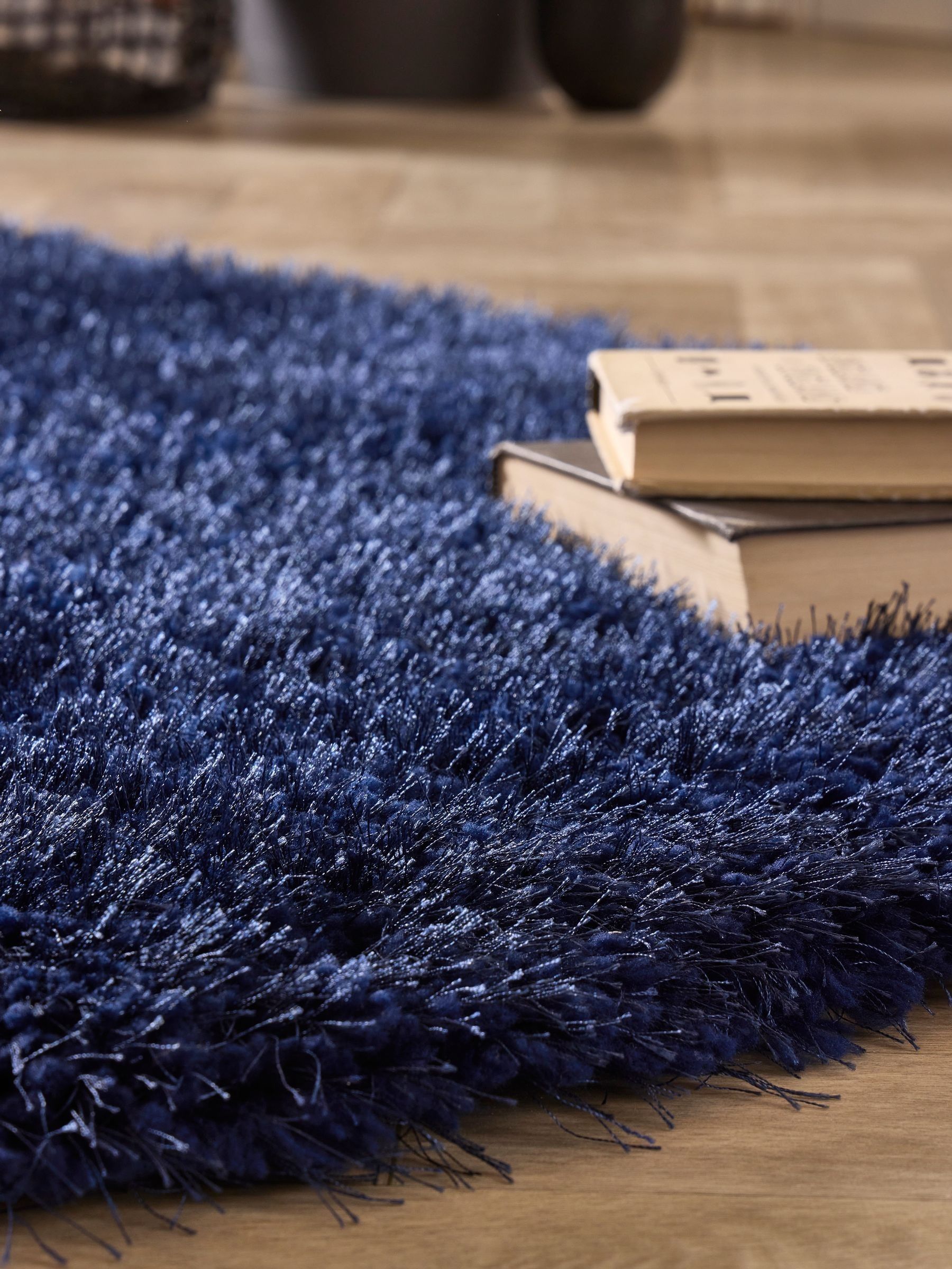 Buy Origin Rugs Blue Chicago Soft Shaggy Runner from the Next UK online ...