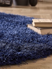 Origin Rug Collection. Blue Chicago Soft Shaggy Runner - Image 3 of 6