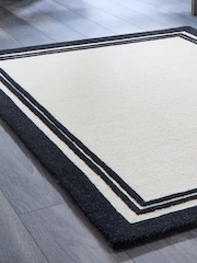 Origin Rug Collection. Black Piper Wool Rug - Image 3 of 4