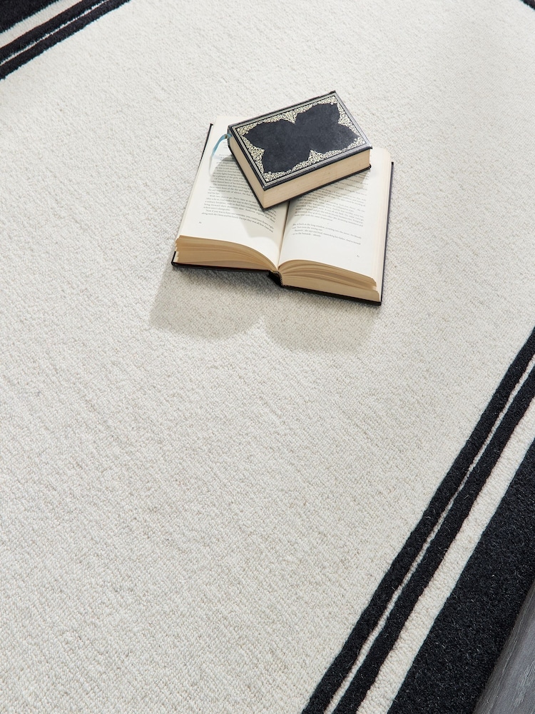 Origin Rug Collection. Black Piper Wool Rug - Image 4 of 4
