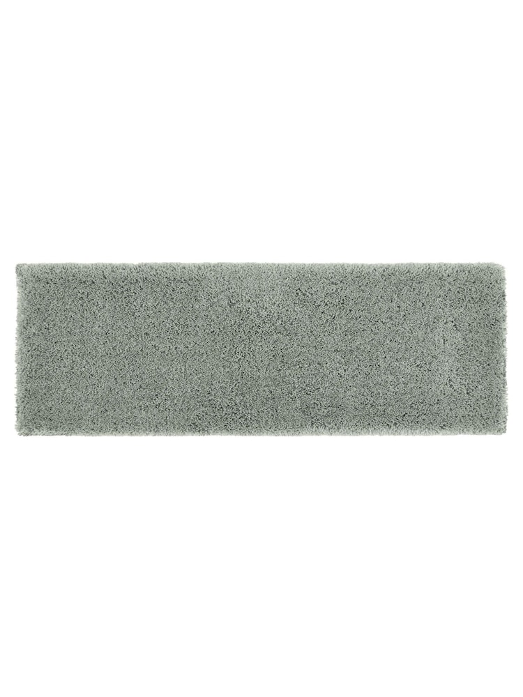 Origin Rug Collection. Green Chicago Soft Shaggy Runner - Image 2 of 4