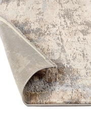 Origin Rug Collection. Blue Easy Care Aura Distressed Rug - Image 4 of 5