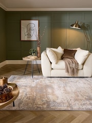 Origin Rug Collection. Blue Easy Care Aura Distressed Rug - Image 2 of 4