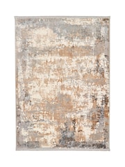 Origin Rug Collection. Blue Easy Care Aura Distressed Rug - Image 4 of 4
