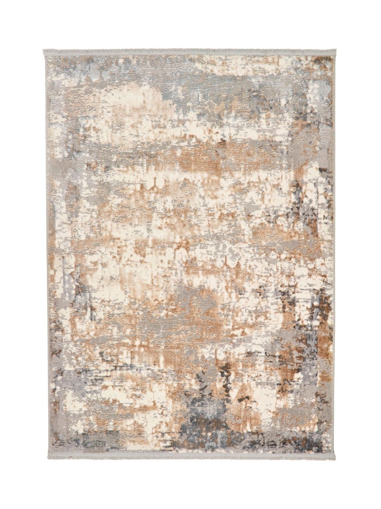 Origin Rug Collection. Blue Easy Care Aura Distressed Rug - Image 4 of 4