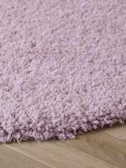 Origin Rug Collection. Pink Chicago Soft Shaggy Rug - Image 2 of 4