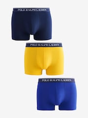 Темно-синий - Polo Ralph Lauren Classic Stretch Boxers 3 Pack - Изображение 1 из 9