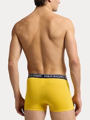 Темно-синий - Polo Ralph Lauren Classic Stretch Boxers 3 Pack - Изображение 6 из 9