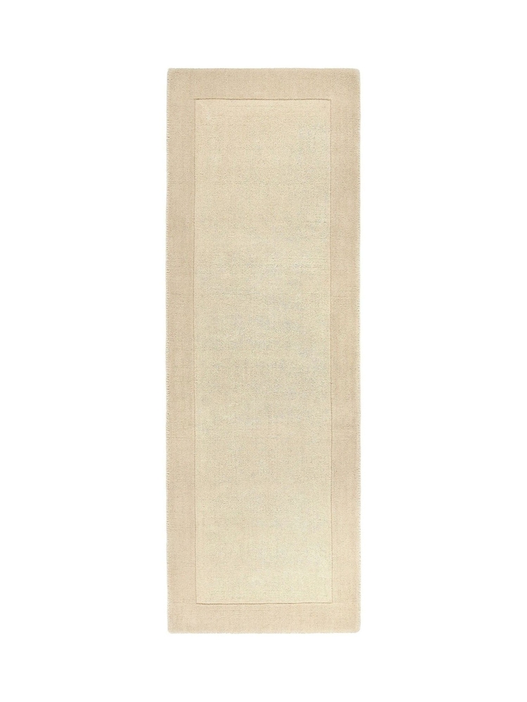 Origin Rug Collection. Cream Borders Wool Runner - Image 2 of 4