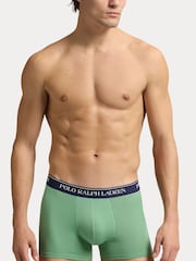 Polo Ralph Lauren Blue Chrome Classic Stretch Boxers 3 Pack - Image 3 of 6