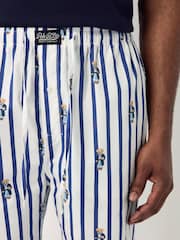 В синюю полоску - Polo Ralph Lauren Bear Print Cotton Shorts - Image 5 of 7