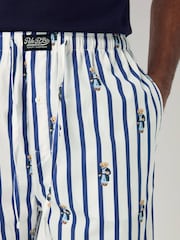 В синюю полоску - Polo Ralph Lauren Bear Print Cotton Shorts - Image 6 of 7