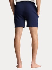 Polo Ralph Lauren Navy Blue Waffle Jersey Shorts - Image 3 of 5