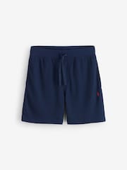 Polo Ralph Lauren Navy Blue Waffle Jersey Shorts - Image 5 of 5