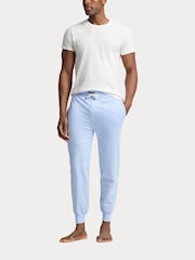 Polo Ralph Lauren Blue 100% Cotton Jersey Stretch Joggers - Image 3 of 4