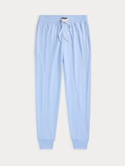 Polo Ralph Lauren Blue 100% Cotton Jersey Stretch Joggers - Image 4 of 4