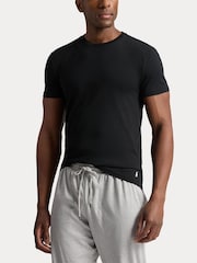 Черный - Набор из 100хлопковых футболок зауженного кроя Polo Ralph Lauren 3 шт.) - Image 2 of 8