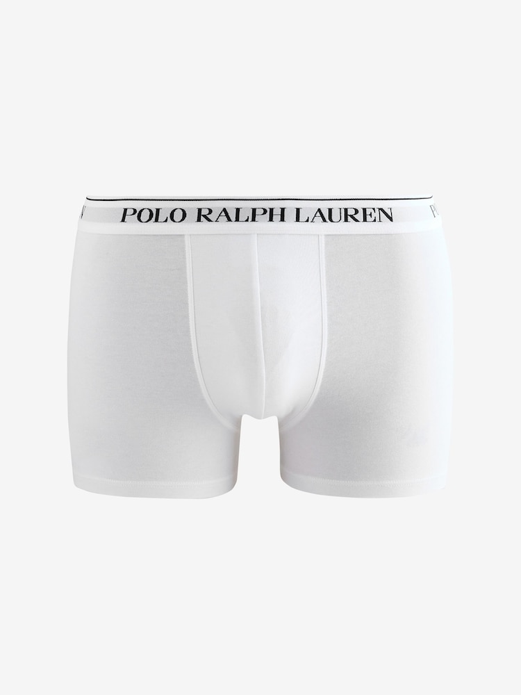 Polo Ralph Lauren White Ground Classic Stretch Boxers 5 Pack - Image 2 of 6