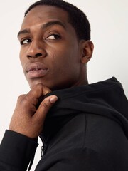 Polo Ralph Lauren Black Loungewear Zip Through Jersey Stretch Hoodie - Image 5 of 7
