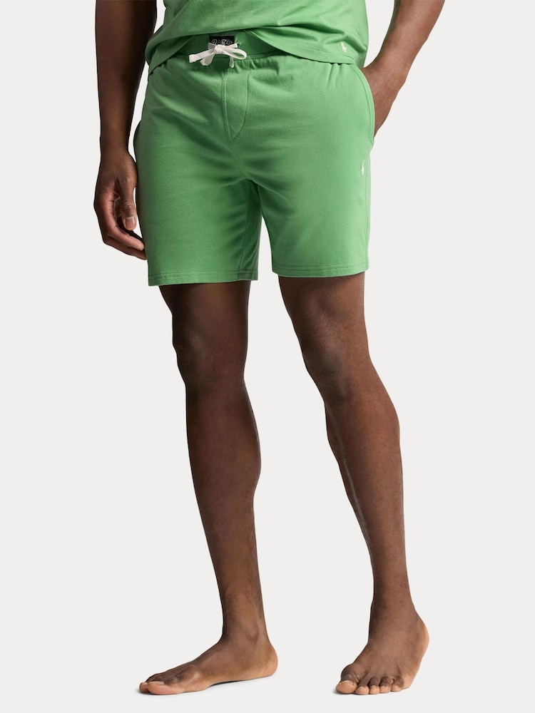 Polo Ralph Lauren Green Cotton Jersey Shorts - Image 1 of 4