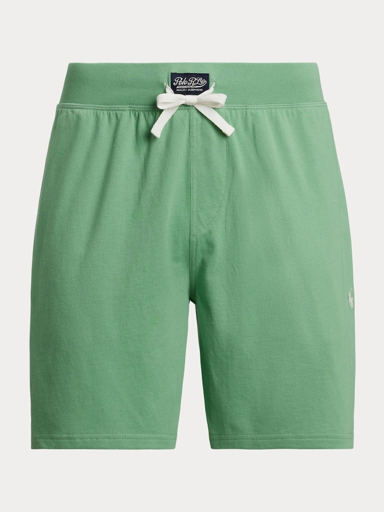 Polo Ralph Lauren Green Cotton Jersey Shorts - Image 4 of 4