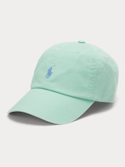 Зеленый грунт - Polo Ralph Lauren классическая спортивная кепка - Изображение 3 из 4