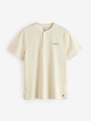 Polo Ralph Lauren Waffle Henley Button Collar T-Shirt - Image 1 of 1