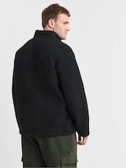 Snowdonia Black Black Fleece Zip Through Jacket - Image 4 of 6