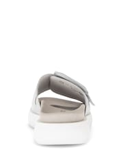 Gabor Adios Silver Metallic Mule Style Sandals - Image 5 of 5