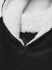 Vanilla Underground Black Mens Star Trek Blanket Hoodie - Image 4 of 6