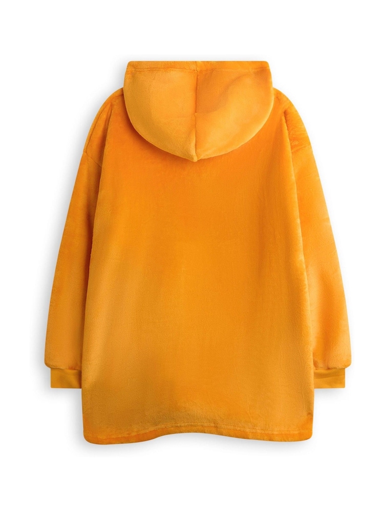 Vanilla Underground Orange Kids Unisex Garfield Blanket Hoodie - Image 2 of 6