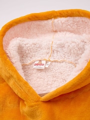 Vanilla Underground Orange Kids Unisex Garfield Blanket Hoodie - Image 3 of 6