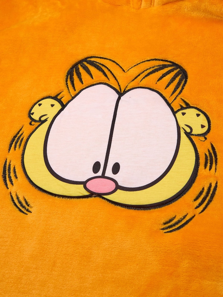 Vanilla Underground Orange Kids Unisex Garfield Blanket Hoodie - Image 6 of 6
