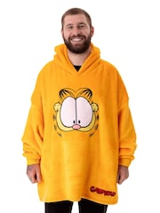 Vanilla Underground Orange Mens Garfield Blanket Hoodie - Image 1 of 6