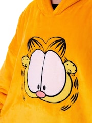 Vanilla Underground Orange Mens Garfield Blanket Hoodie - Image 3 of 6