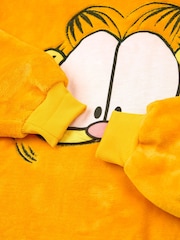 Vanilla Underground Orange Mens Garfield Blanket Hoodie - Image 6 of 6