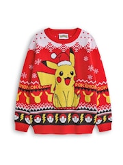 Vanilla Underground Pokemon Character Christmas Jumpers - Image 1 of 5