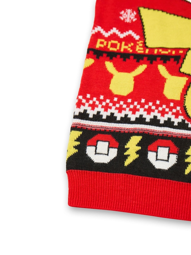 Vanilla Underground Red Pokemon Character Christmas Jumpers - Image 4 of 5