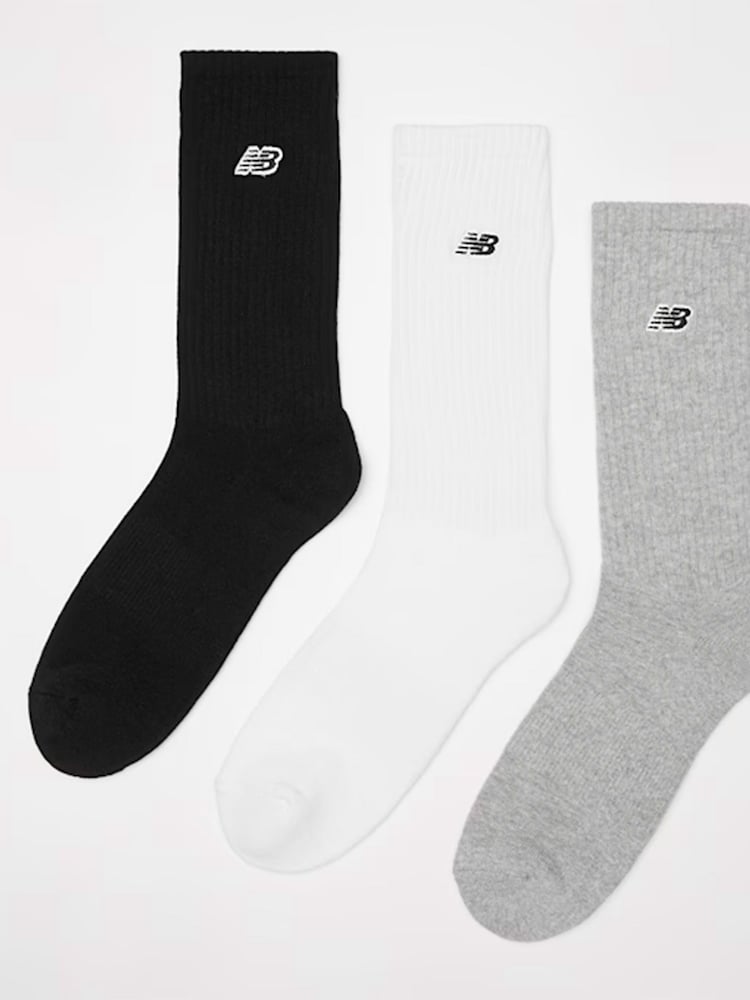 New Balance Patch Logo Crew Socks 3 Pack - Изображение 2 из 6