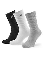 New Balance Patch Logo Crew Socks 3 Pack - Изображение 3 из 6