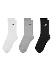 New Balance Patch Logo Crew Socks 3 Pack - Изображение 4 из 6