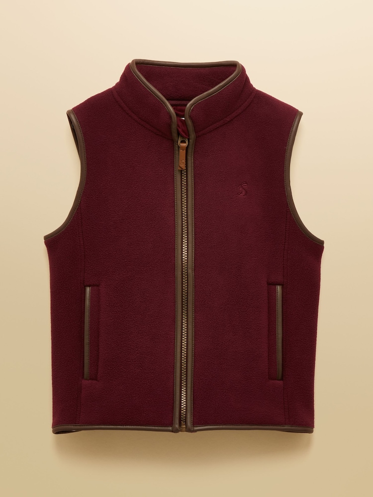 Joules Kids' Heritage Port Fleece Gilet - Image 1 of 4 Joules Kids' Heritage Port Fleece Gilet - Image 1 of 4
